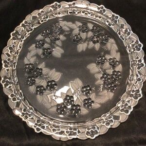 Mikasa Crystal Serving Tray